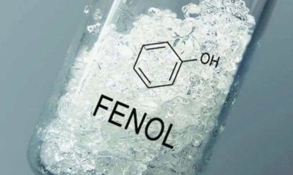 Producción de fenol en el proceso químico orgánico 