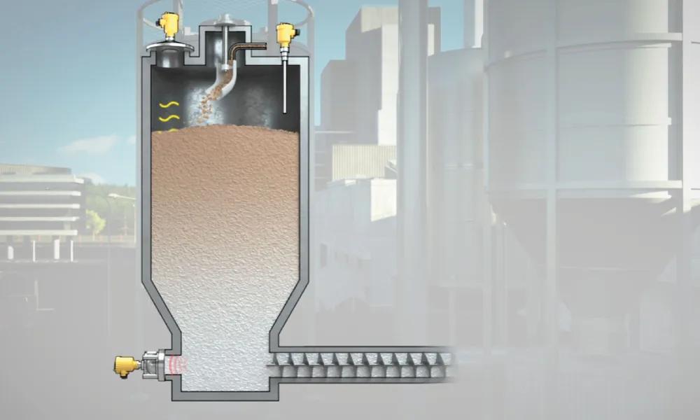 Medición y detección de nivel en torres de blanqueo