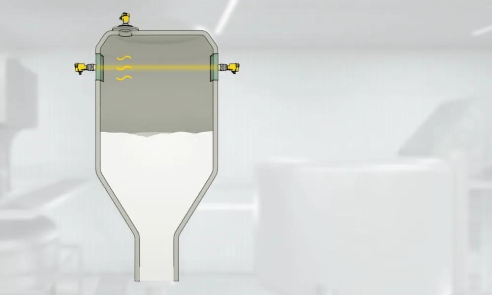 Medición de nivel de cal